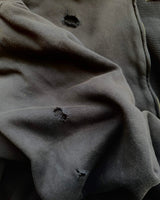 Studded Destroyed Thermal Lined Hoodie